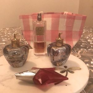 Perfume lot/ Lolita,Hot Couture,Angel ALL USED / 100% Pure Bag NEW